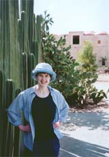 Amy in the Jardin Etnobotanico